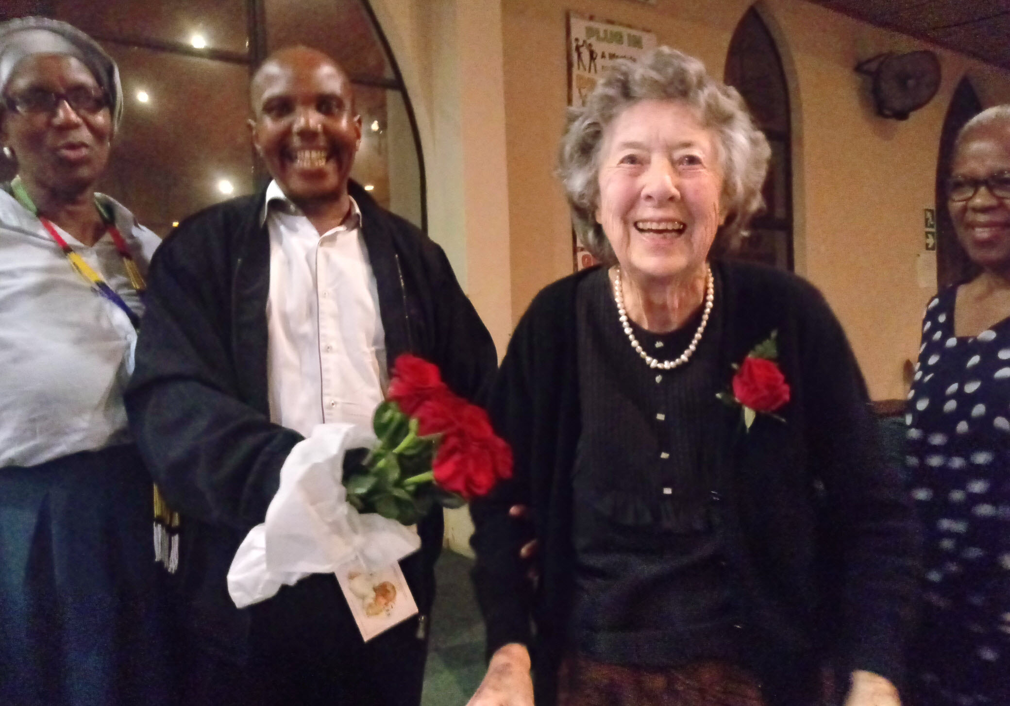 Dr Yvonne Huskisson and friends. Dr Huskisson helped start this annual event 28 years ago, to raise funds for South Coast Hospice.