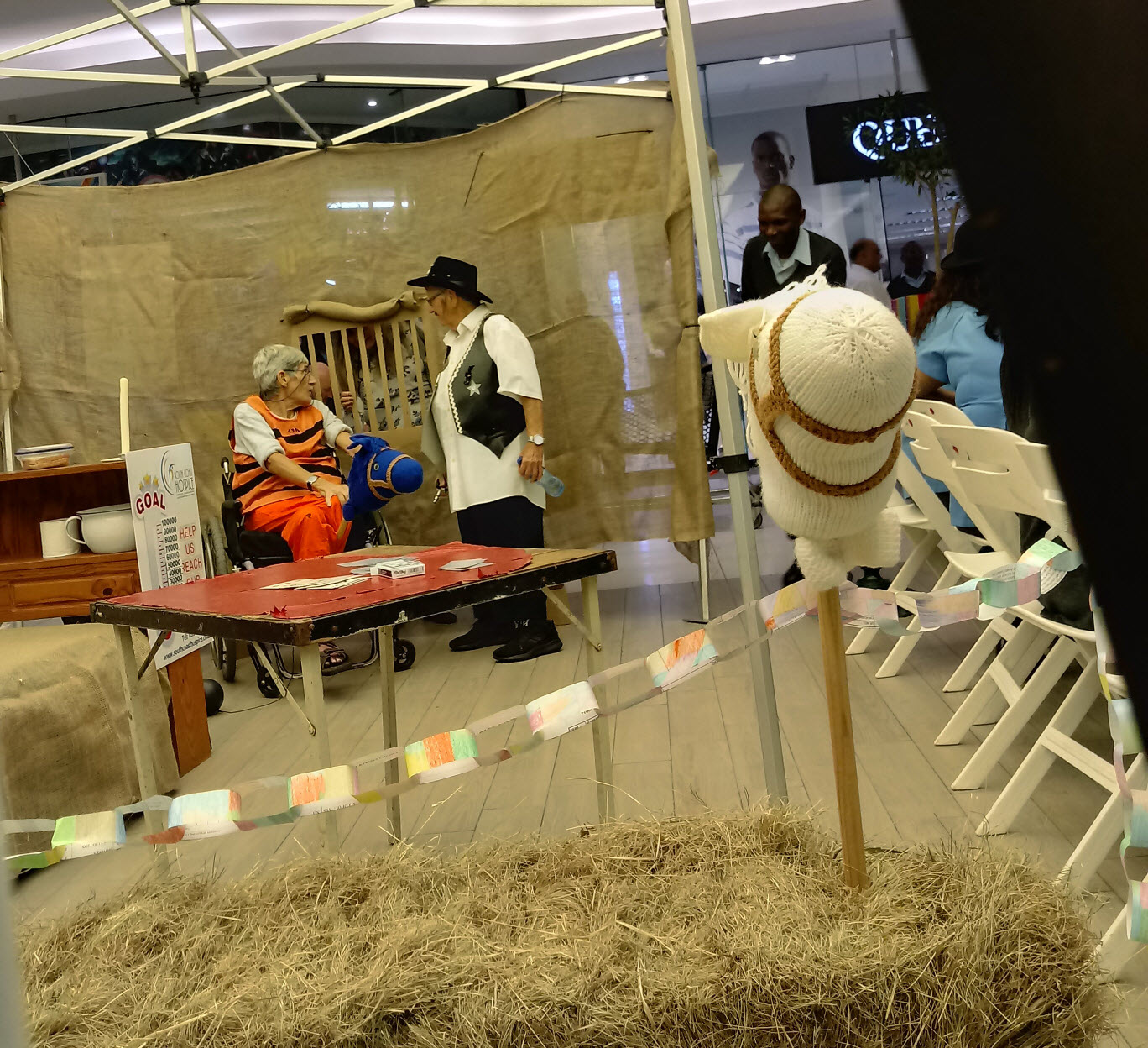 Raising funds for a wheelchair for Dr Nell. Shelly Centre Oct 2018